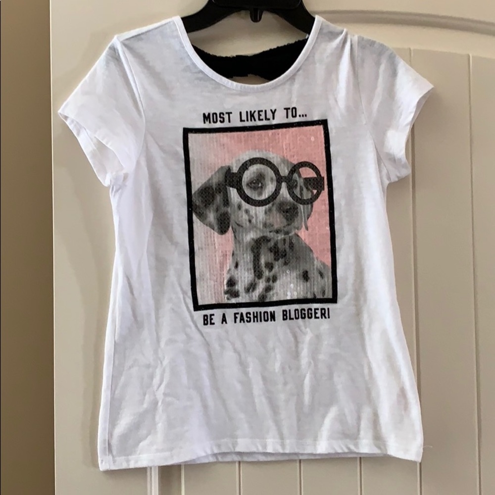 Justice shirt, size 12